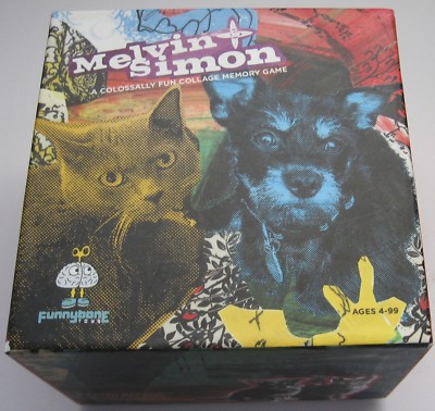 Melvin + Simon Matching Game Collage Cards Age 4+ Pairs Memory Activity