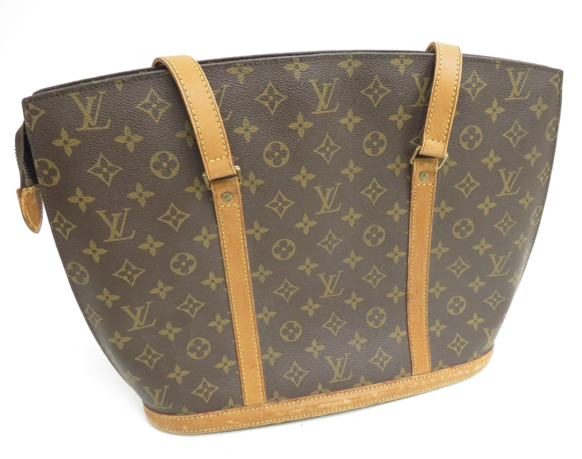 Authentic Louis Vuitton Monogram Babylone Shoulder Tote Bag #41394