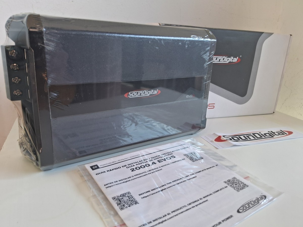 Soundigital 2000.4 - 4 Ohms Evo5 / Digital Amplifier 2000 Watts