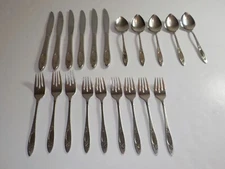 20 Pc Oneida Community Vignette Stainless Mixed Flatware Spoons Forks Knives