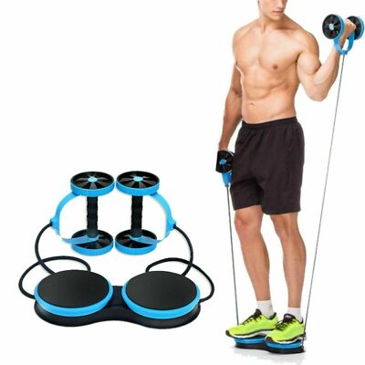 Ganzkörper Revoflex Fitness GYM Bauch Widerstand Übung ABS Trainer BLAU