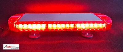 Warnbalken Rot 60cm Leuchtbalken Security Rundumleuchte 144W LED 12-24V R/R