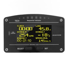 New 9V To 16V OBD2 Gauge DO907OBD Accurate Multifunctional Dash Race Display For