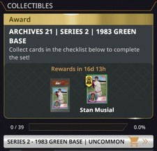 Topps Bunt Archives 21 S2 Series 2 UNCOMMON 1983 Green Base Set 39 Digital Cards