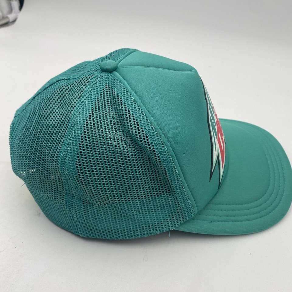 Mountain Dew Baja Hat Lids Exclusive SnapBack Trucker Foam Mesh Teal