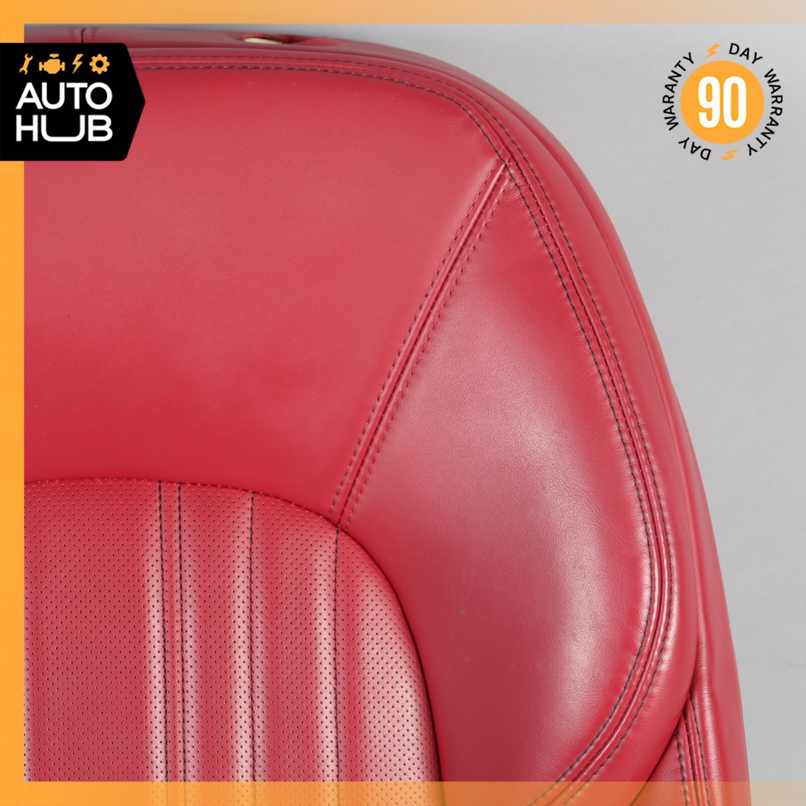 17-22 Maserati Levante S M161 Front Right Top Upper Seat Cushion Red OEM 26k