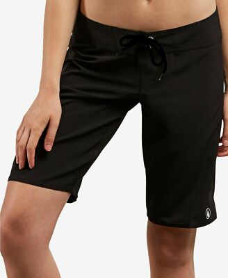 1615  VOLCOM Women's Standard Simply Solid 11-Inch Classic Swim Boardshort sz 3