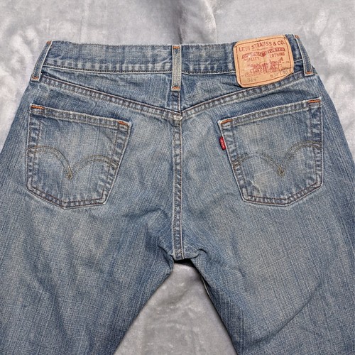 Levis Jeans Herren 30x30 Blau 514 Slim Fit Straight American Mid Wash Denim - Bild 4 von 12