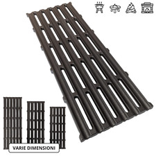 Griglia Barbecue Modulare in Ghisa  | Reversibile Doppia smaltatura + Dimensioni
