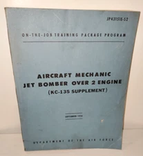 Aircraft Mechanic Jet Bomber Over 2 Engine 1958 JP43151