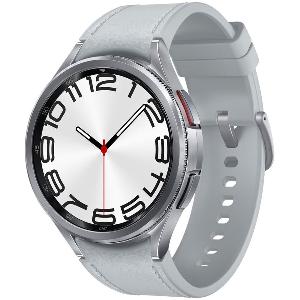 Samsung Galaxy Watch6 Classic Stainless Steel Smartwatch 47mm BT  Silver  Exelnt