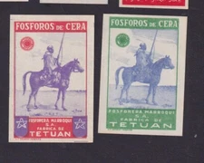 2 Antique Matching Tag Morocco BN182931 Cavalier