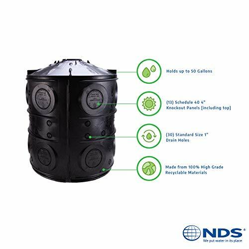 NDS FWAS24 50 Gal. Flo Stormwater Dry Well System Kit with 3 Assorted