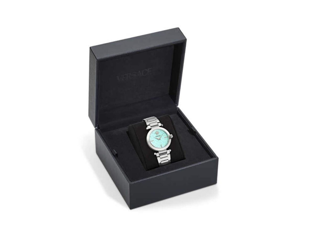 Versace Quartz Turquoise Watch Brand New With BOX Versace Womens Watches | Direct Luxury main image 2