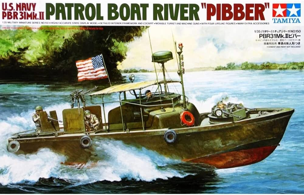 Tamiya 35150 PBR 31 Pibber 1:35 maquette bateau guerre Vietnam militaire