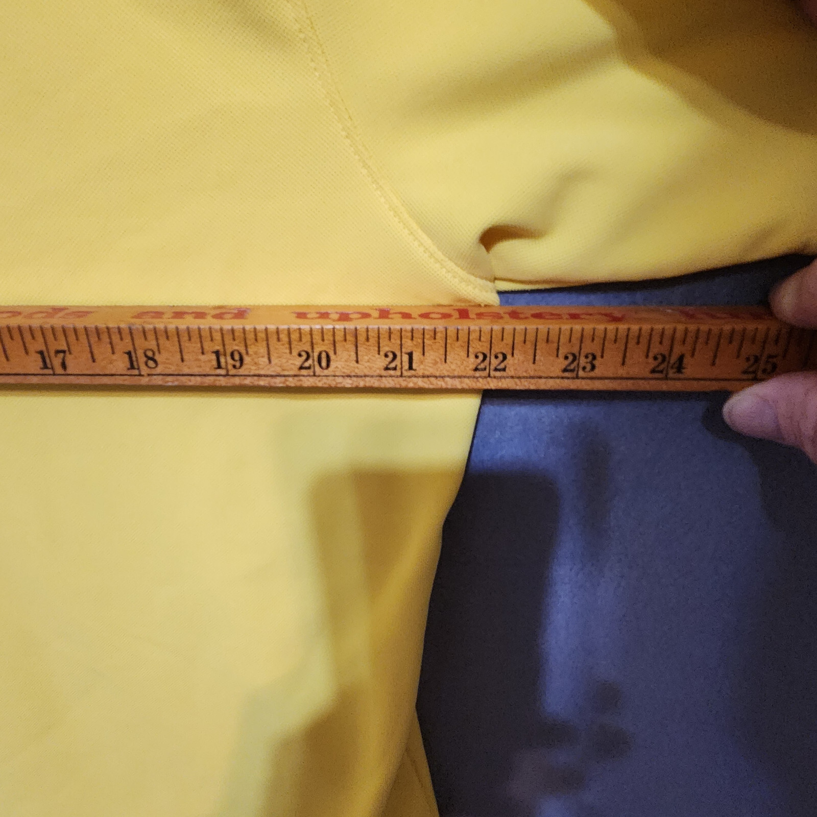 Champion Golf Polo Size Large Yellow