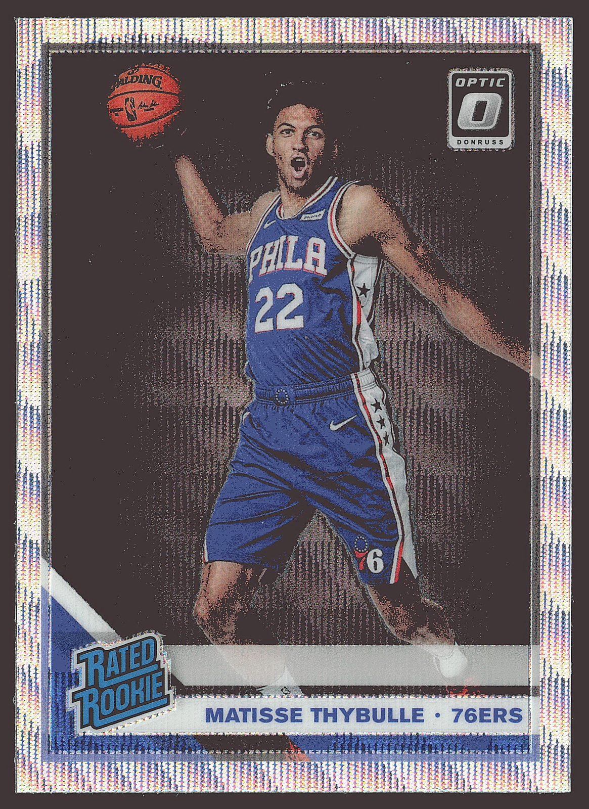 2019-20 Donruss Optic #192 Matisse Thybulle Fanatics (Silver Wave) RC