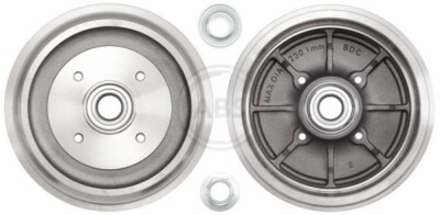2x Bremstrommel Trommeln Trommelbremse Hinten 3439-SC