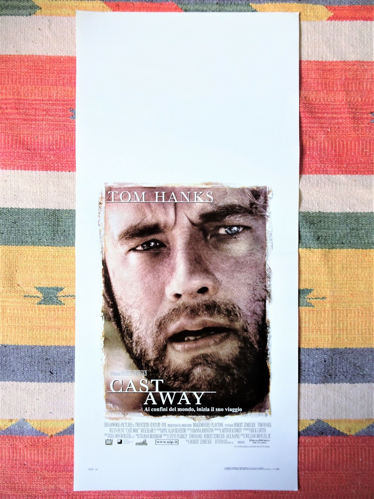 Locandina originale film Cast Away (2000) - Regia di Robert Zemeckis