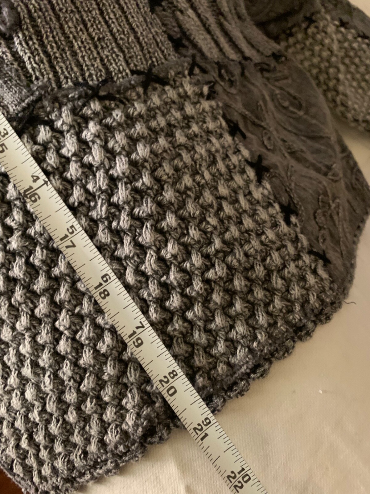 Sandy Starkman knit jacket gray large - image 16