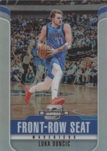 2018-19 Panini Contenders Optic Luka Doncic Front Row Seat Silver