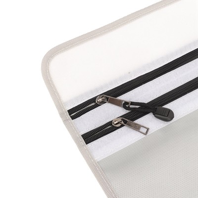 Fireproof Document Holder Pouch 2000°F Waterproof Reflective Strip Fireproof Kit