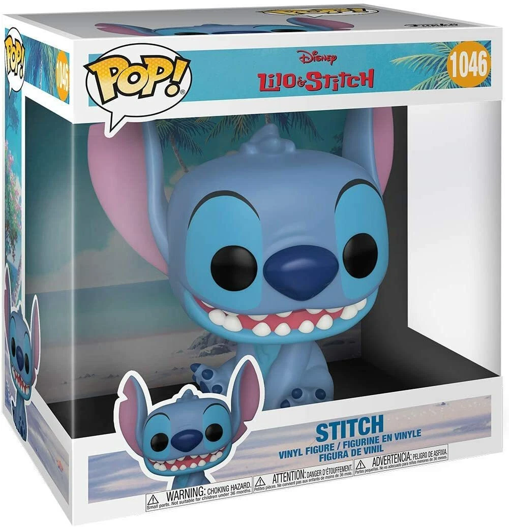 Funko Pop! Jumbo: Lilo and Stitch- 10 Inch Stitch Pop