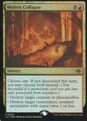 Molten Collapse #234 Rare The Lost Caverns of Ixalan Foil