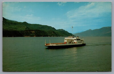 1973 MV Balfour Ferry Nelson-Creston Postcard Kootenay Lake BC Canada