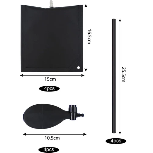4X Montagekissen Hebekissen Möbelheber Luftkissen Pumpkissen Spreizkissen 200Kg - Bild 15 von 15