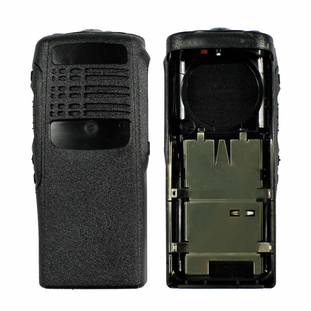 Replacement Front Housing Case Cover Kit For Motorola HT750 Radio - Black
