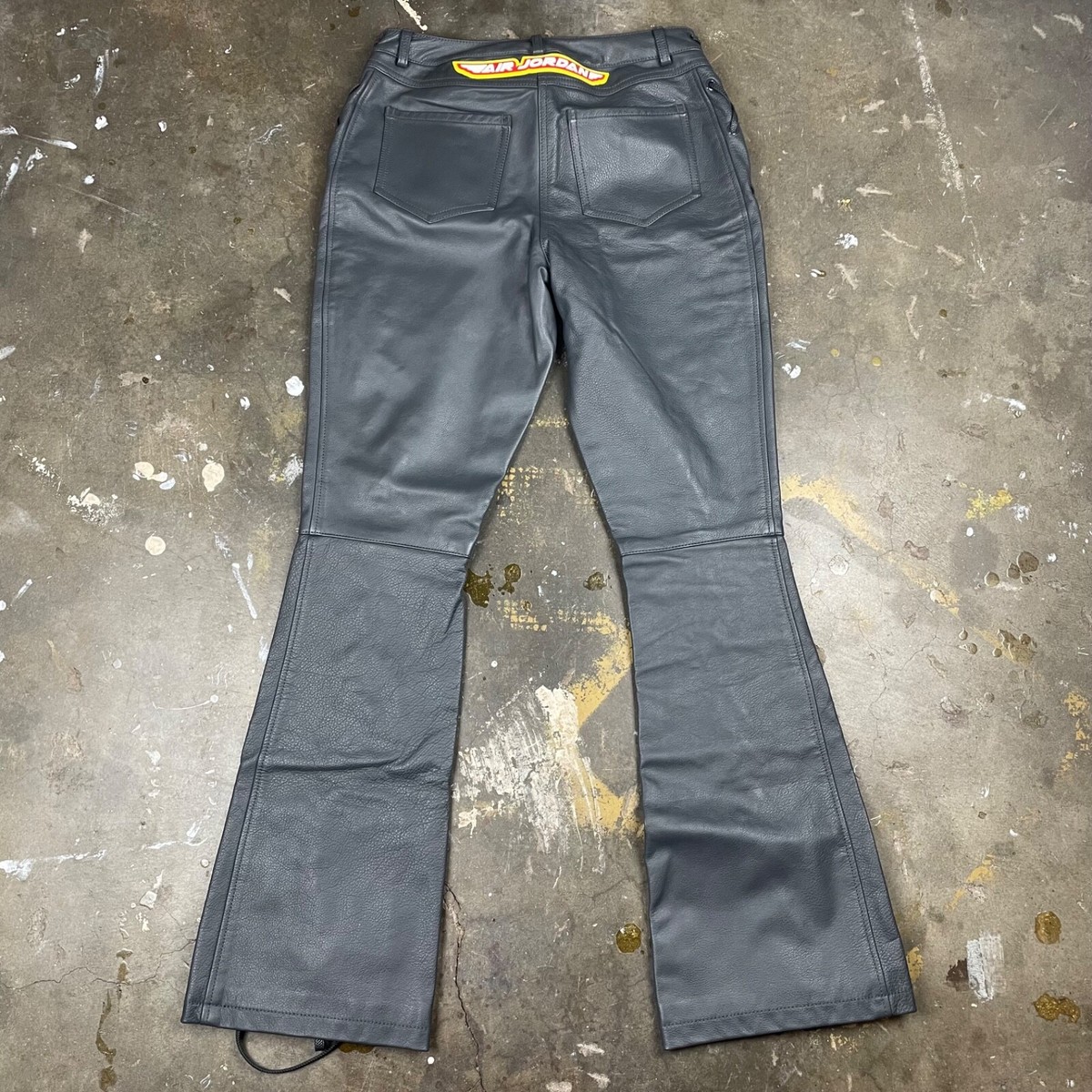 CACTUS JACK Leather Pants Women 4 Flair Travis Scott Nike Air