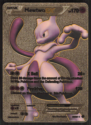 2012 Mewtwo EX X BALL Psydrive Gold Foil Card #98/99 | eBay