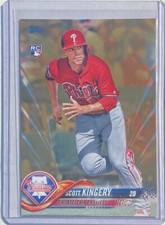 SCOTT KINGERY 2018 TOPPS SERIES 2 GOLD ROOKIE RC #D 0727/2018