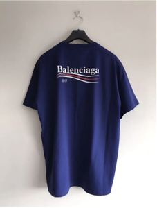 balenciaga t shirt blue