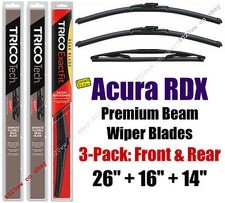 Wipers 3pk Premium Front Special Rear - fit 2007-2018 Acura RDX - 19260/160/14B