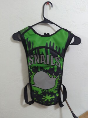 DJ SNAILS VOMITSTEP 01 Black And Green Hydration Back Pack Concert Swag Bag