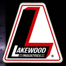 LAKEWOOD Industries - Original Vintage 1960's 70's Racing Decal/Sticker - 5 inch