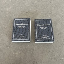 2 Pk Tommy Bahamas MARITIME DEEP BLUE Eau De Cologne Spray .05oz Carded Sample