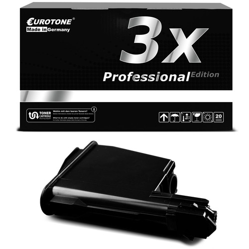 3x Eurotone PRO Toner f�r Kyocera FS-1125-MFP FS-1060-DN FS-1025-MFP