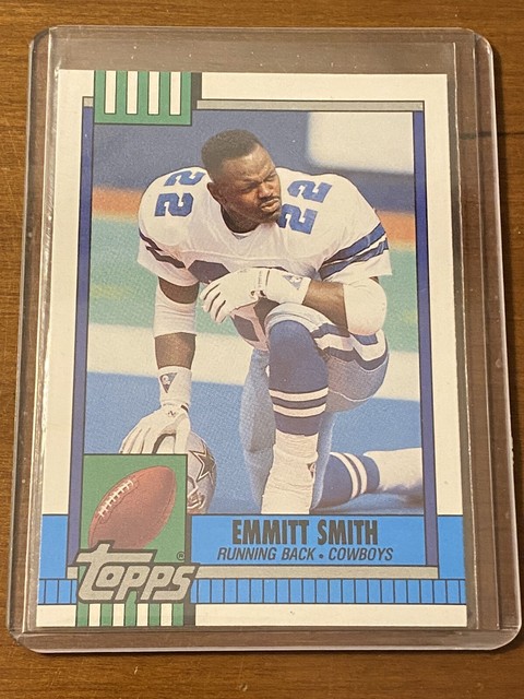 EMMITT SMITH ROOKIE CARD 1990 Topps Traded Football NFL RC Dallas 