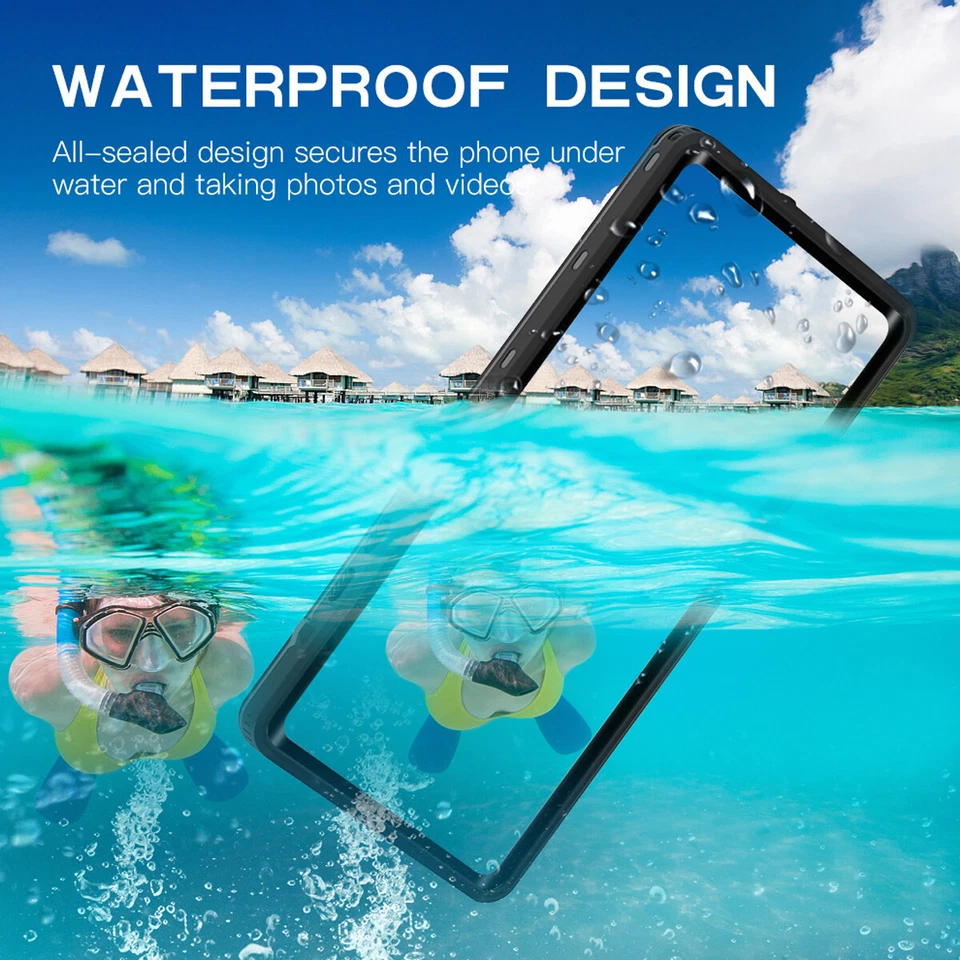 For Samsung Galaxy Note20 Ultra Case Waterproof Shockproof Heavy Duty Full Cover - Image 3 of 4