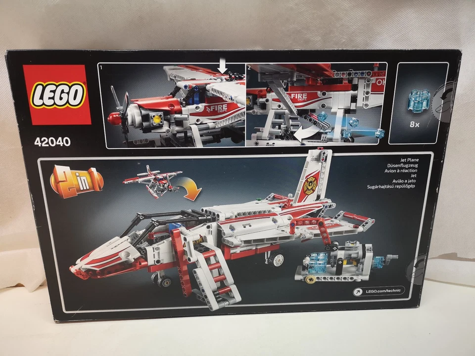 LEGO Technic 42040 : L'avion des pompiers -avion à réaction neuf et scellé - Photo 2/4