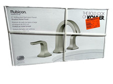 Kohler Rubicon 8" Widespread Dual-Handle Bathroom Faucet Vibrant Brushed Nickel