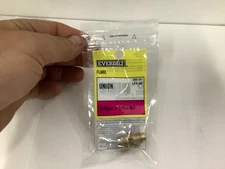 Everbilt 899341 LFA-80 Brass Flare Union Adapter Fitting 1/4 in. Flare x 1/4 in.