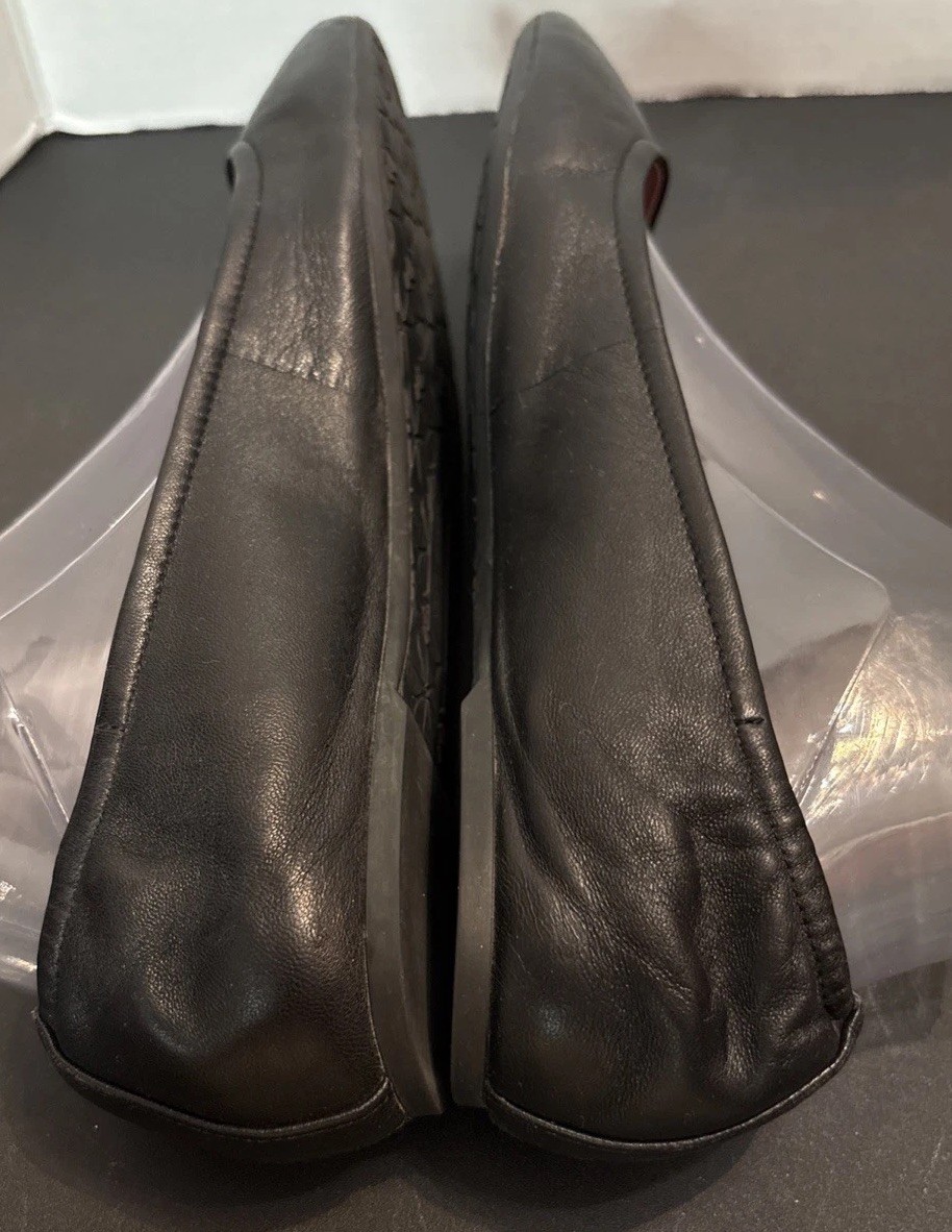 KATE SPADE Keaton Leather Ballet Flats US 9 B Color Black thumbnail 10