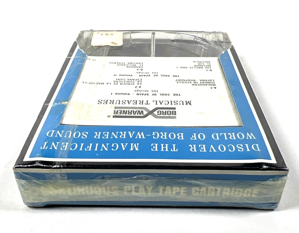 NOS SEALED 4 Track Tape Cartridge - The Soul of Spain Volume 1 & 2 - 101 Strings - Image 4 of 4