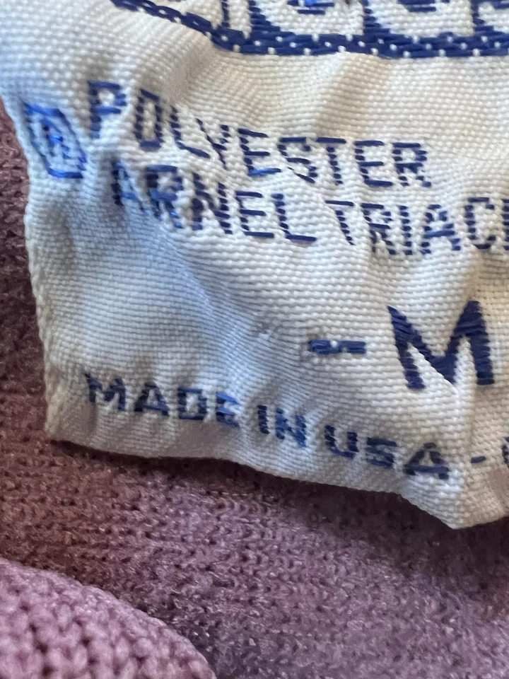 Chaqueta Adidas De Colección Para Mujer Mediana Púrpura Trifolio Pista Cremallera Hecha en EE. UU. 80s 90s Foto 4 de 4