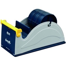 Industrial-Grade Steel Desk Tape Dispenser: 3" Core