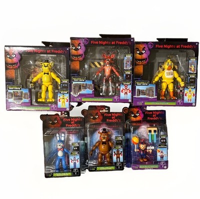 Five Nights at Freddy's 2 Jazwares World of FNAF Wave 3 Office 6 PACK LOT of 6